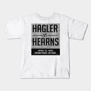 Boxing Hagler vs hearns Kids T-Shirt